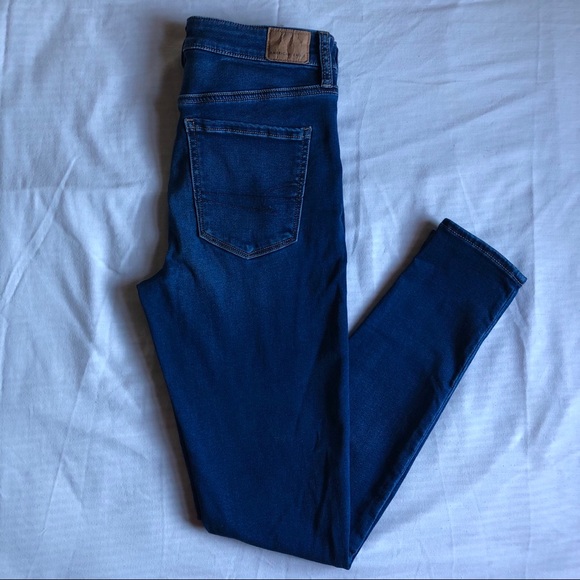 AE Next Level Ripped Super High Rise Skinny Jean Jegging - Picture 5 of 11